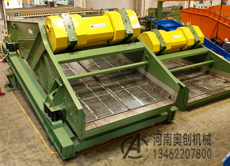 污水處理生產(chǎn)線專用直線高頻脫水篩軸承發(fā)熱如何解決