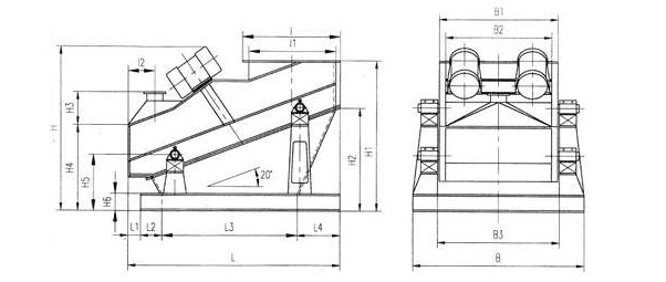 小煤廠用振動(dòng)篩煤機(jī)